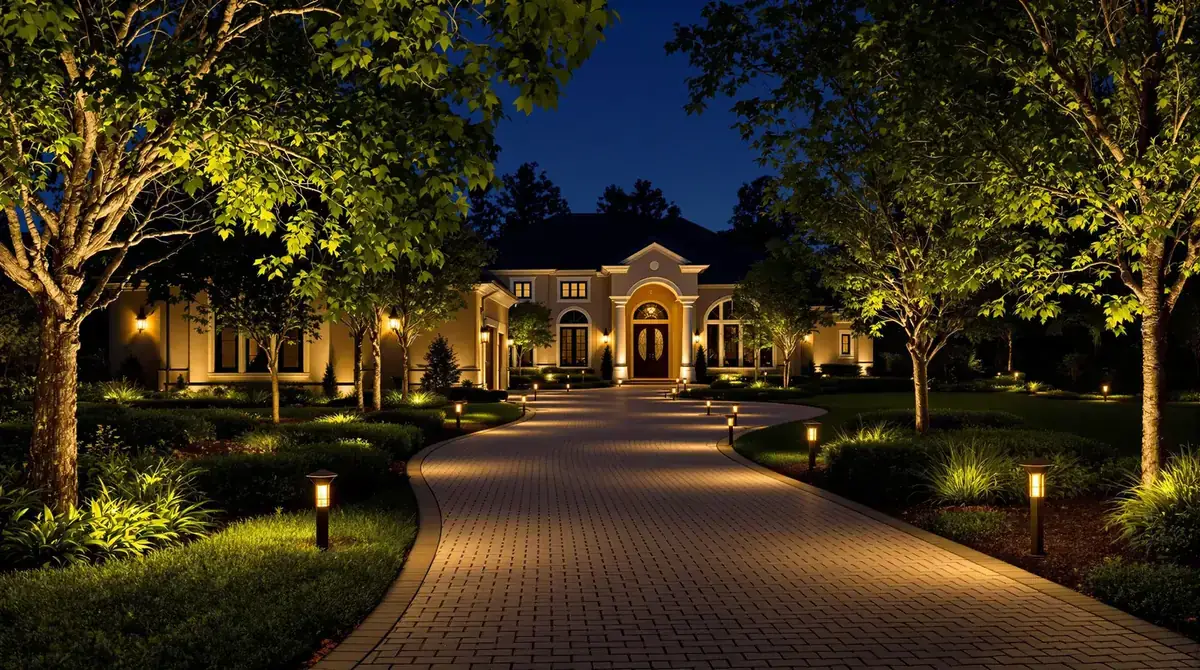 Pathway lighting vs. flood lights: what belongs where