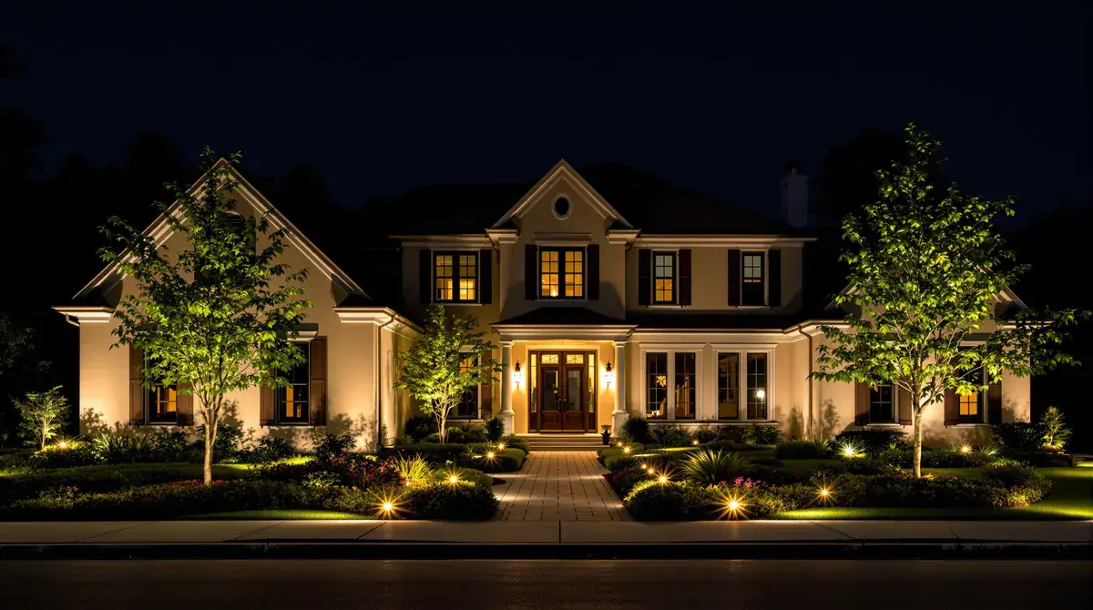 Front Yard Lighting Ideas: Start With the House