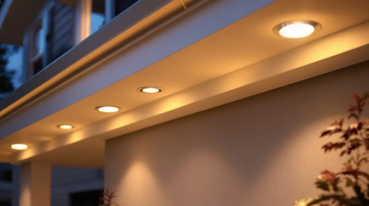 Soffit lighting: the two kinds, and when to use each
