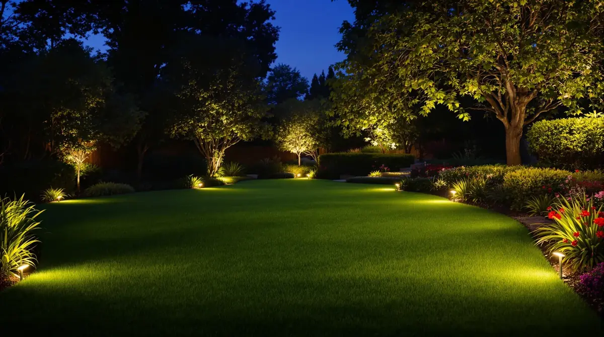 Trenchless wire burial preserving an established lawn by Light TN
