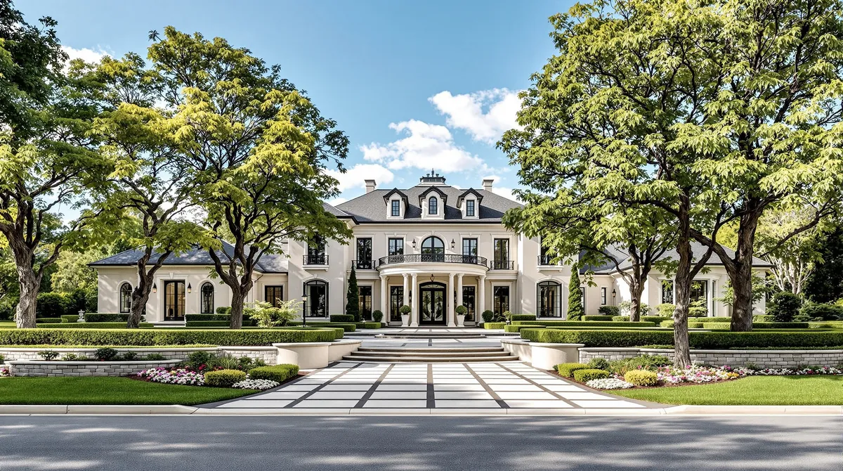 The estate by day