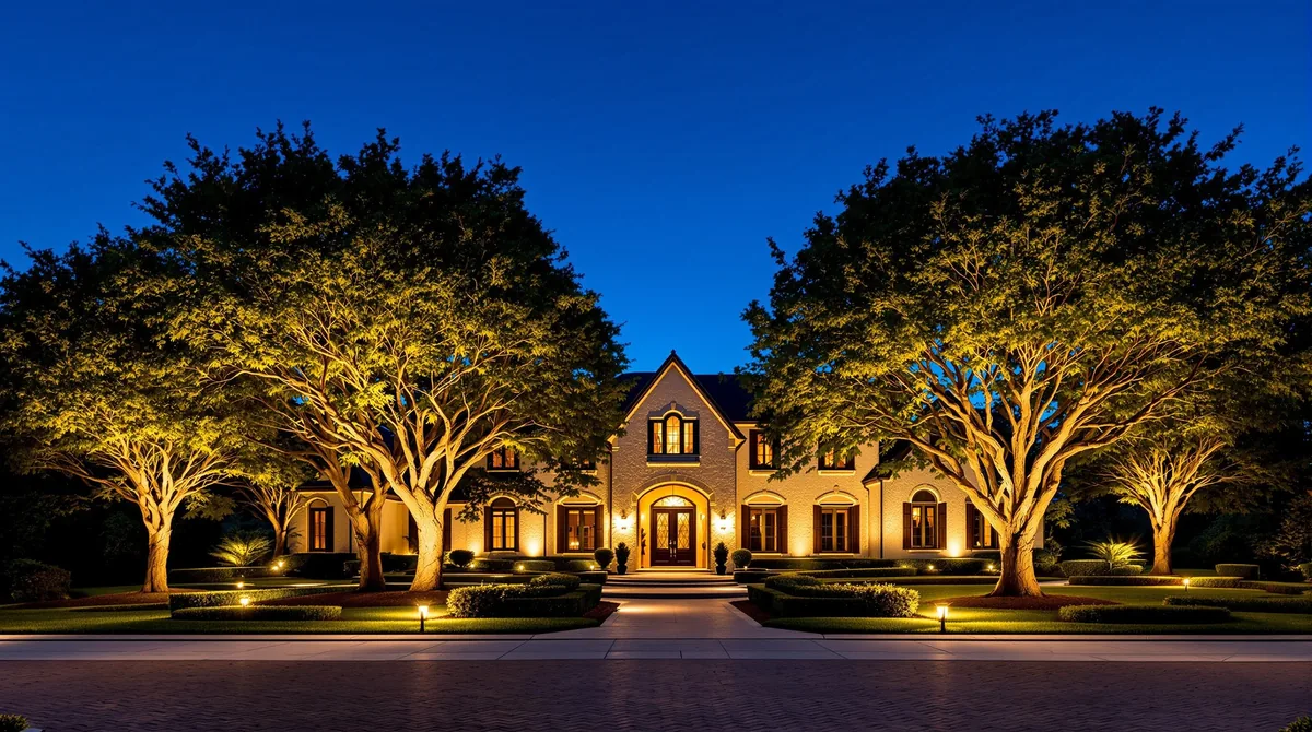 A Middle Tennessee estate at dusk