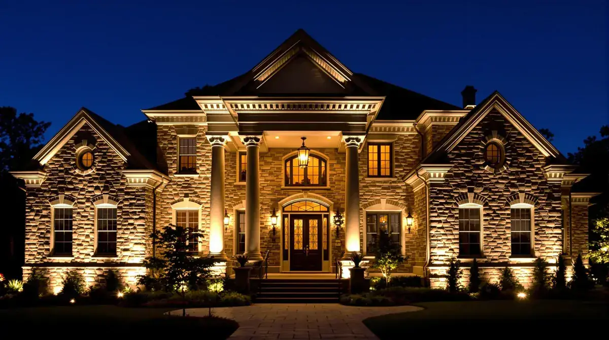 Facade lighting: how to reveal a home’s architecture at night